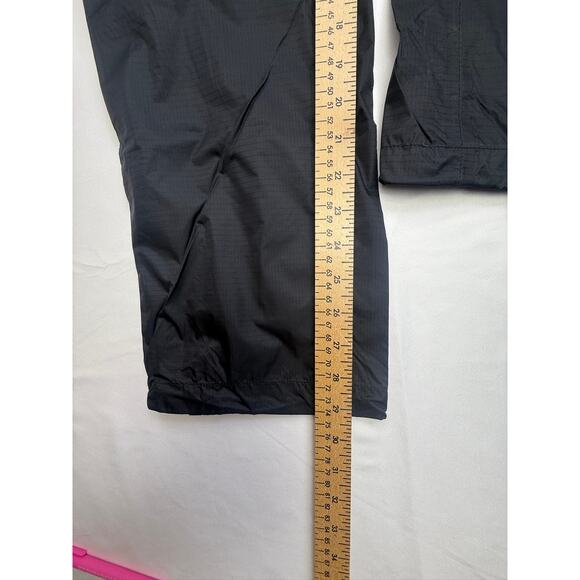 Marmot Waterproof Shell Pants Women’s Small Black Ripstop Full Zip Adjustable - Picture 8 of 16